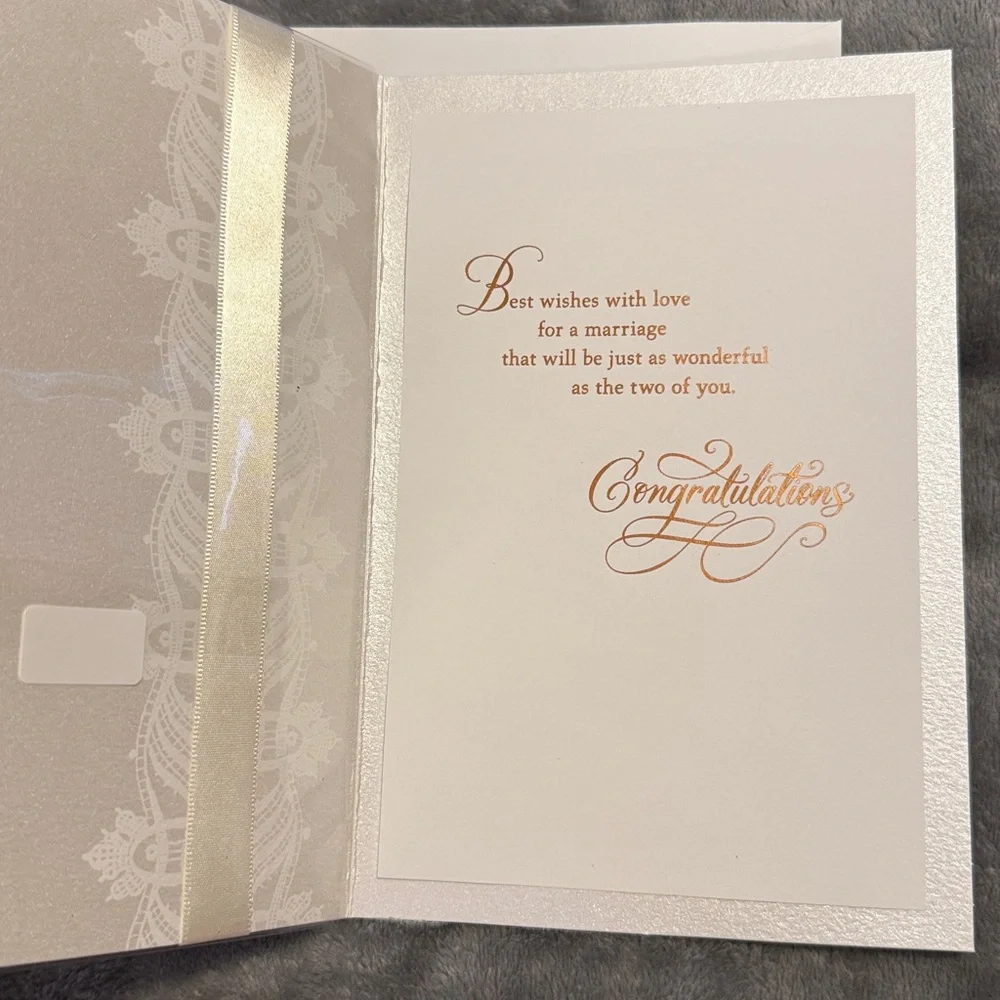 🌻 2 Hallmark Wedding Cards NWT